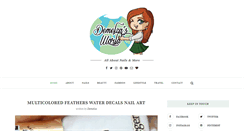 Desktop Screenshot of demelzasworld.com